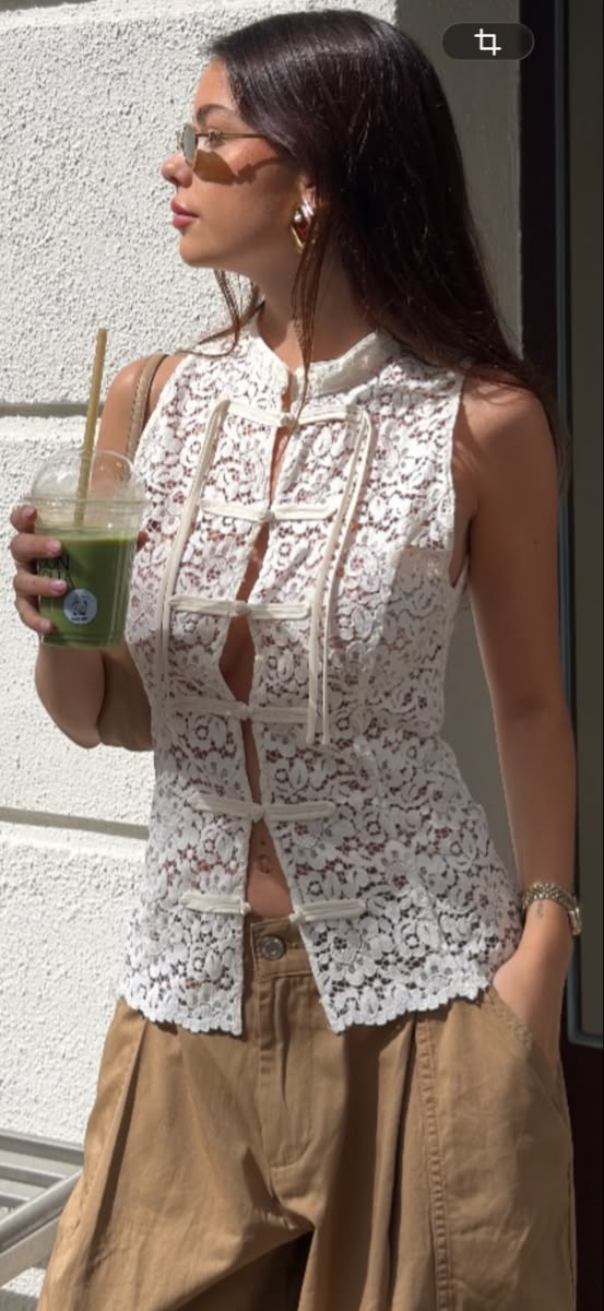 PENELOPE LACE VEST