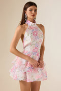 BARBARA FLORAL MINI DRESS
