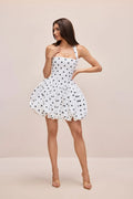 ALESSIE POLKA DOT MINI DRESS