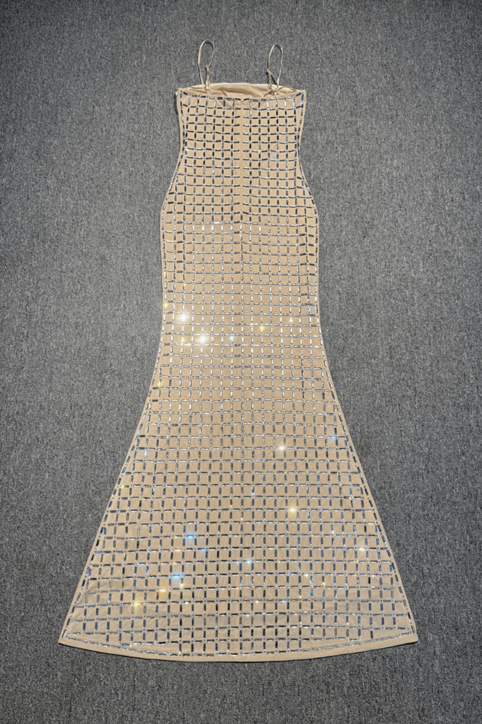 MARIA SPARKLE MESH DRESS