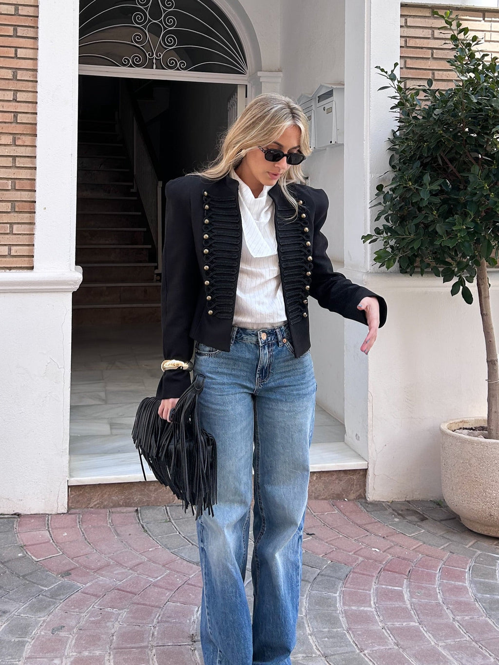 SIENNA SHOULDER PADS JACKET