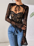 FONTAINE TWO PIECE LACE BLOUSE