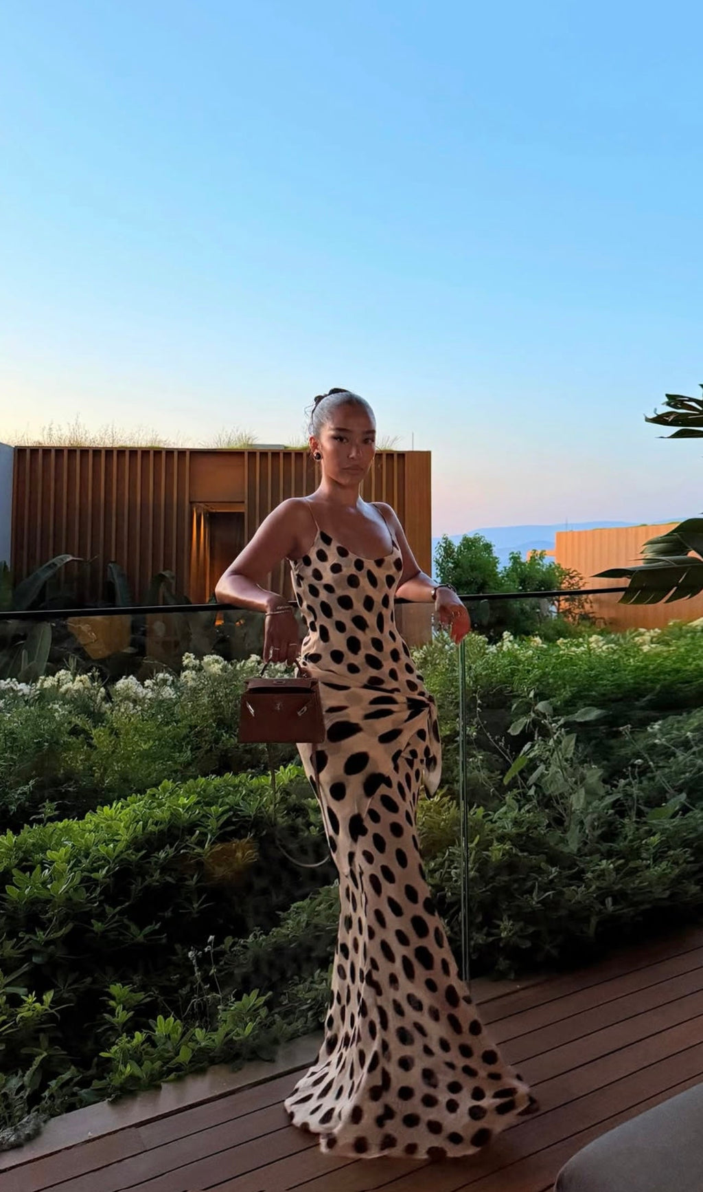 FARAH ANIMAL PRINT MAXI DRESS