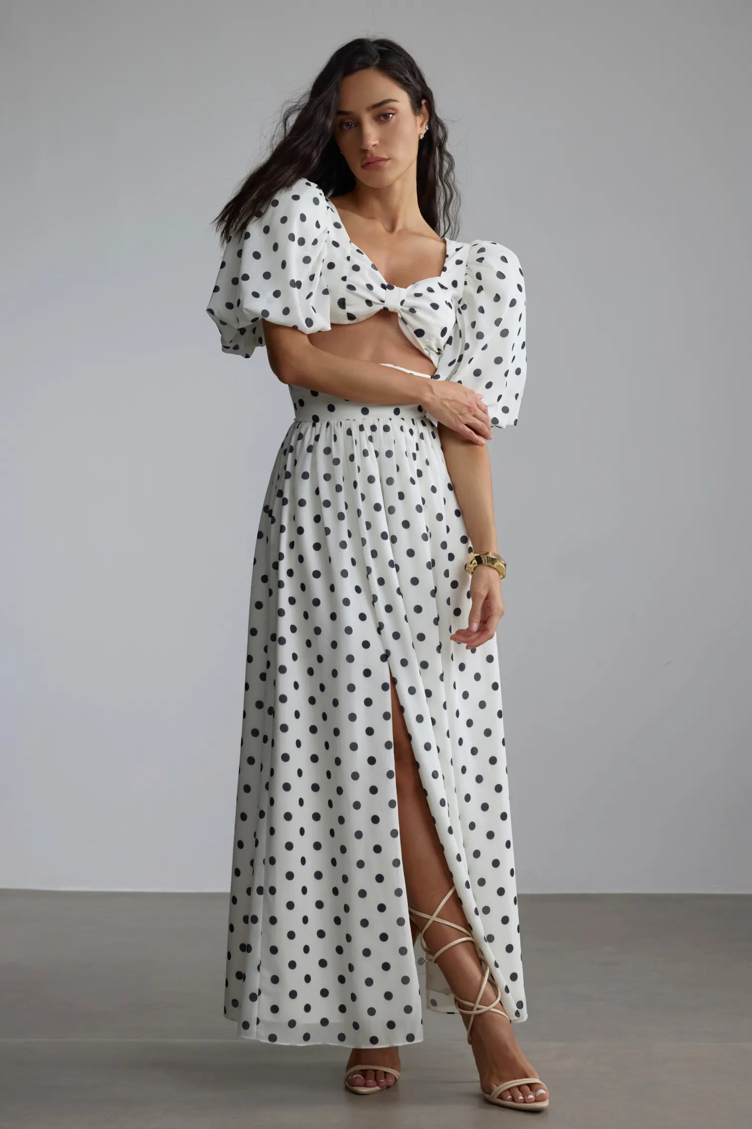 INES POLKA DOT TWO PICE SET