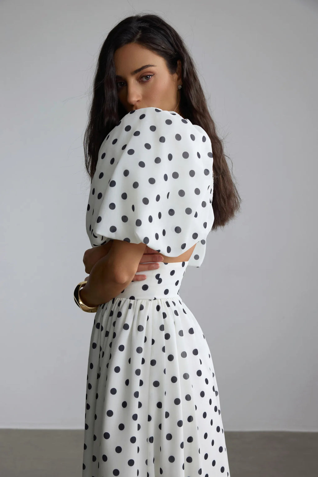 INES POLKA DOT TWO PICE SET