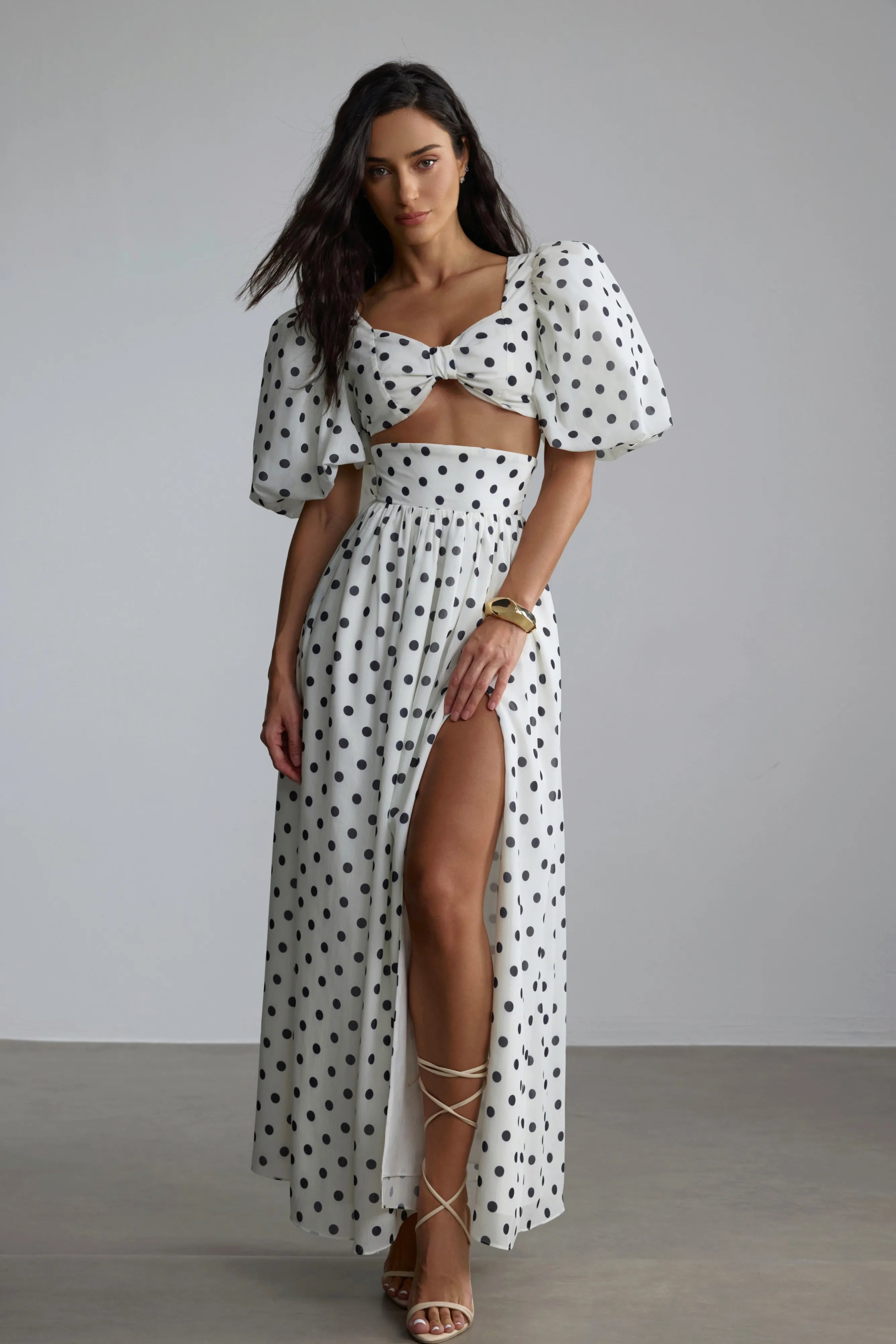 INES POLKA DOT TWO PICE SET
