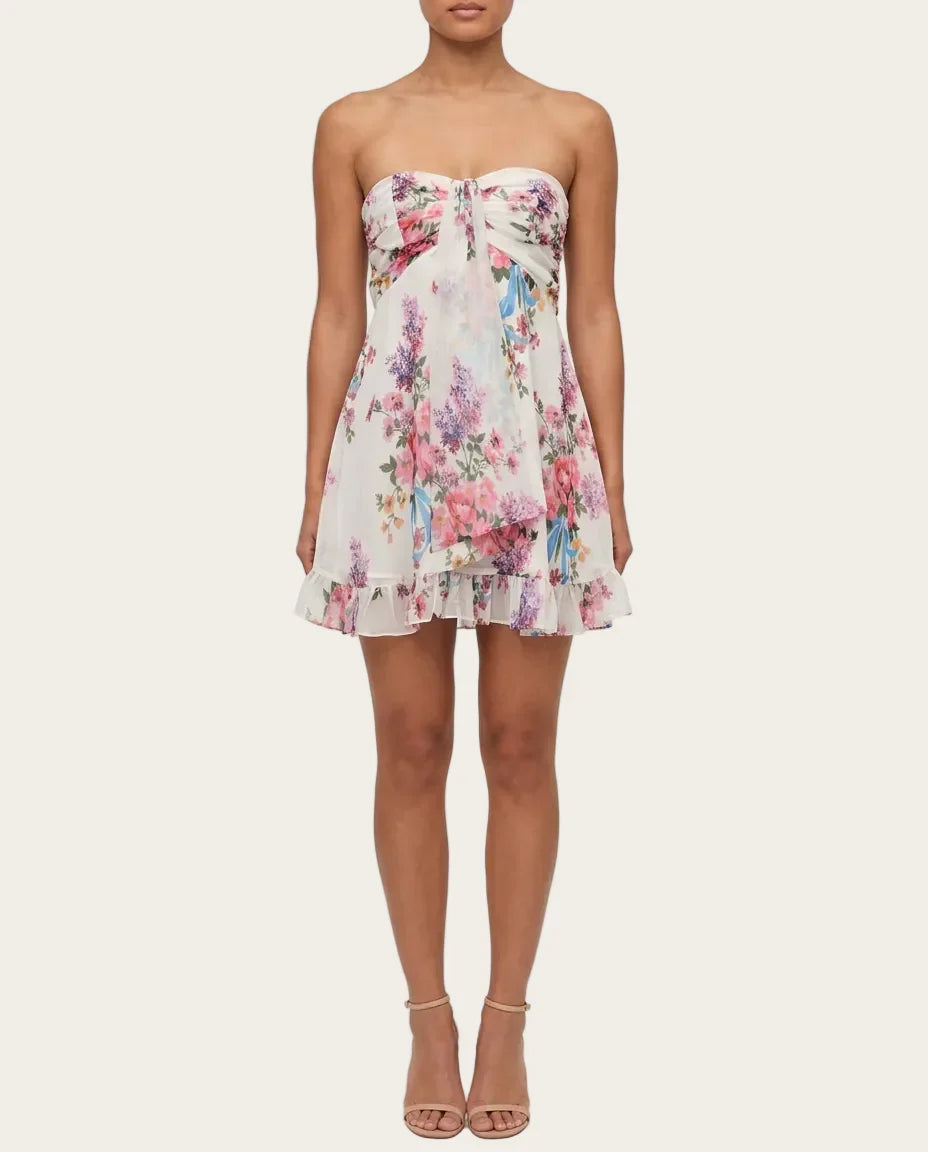 TEAGAN FLORAL MINI DRESS