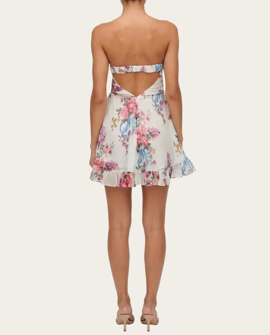 TEAGAN FLORAL MINI DRESS