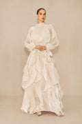 AMITI RUFFLE MAXI DRESS