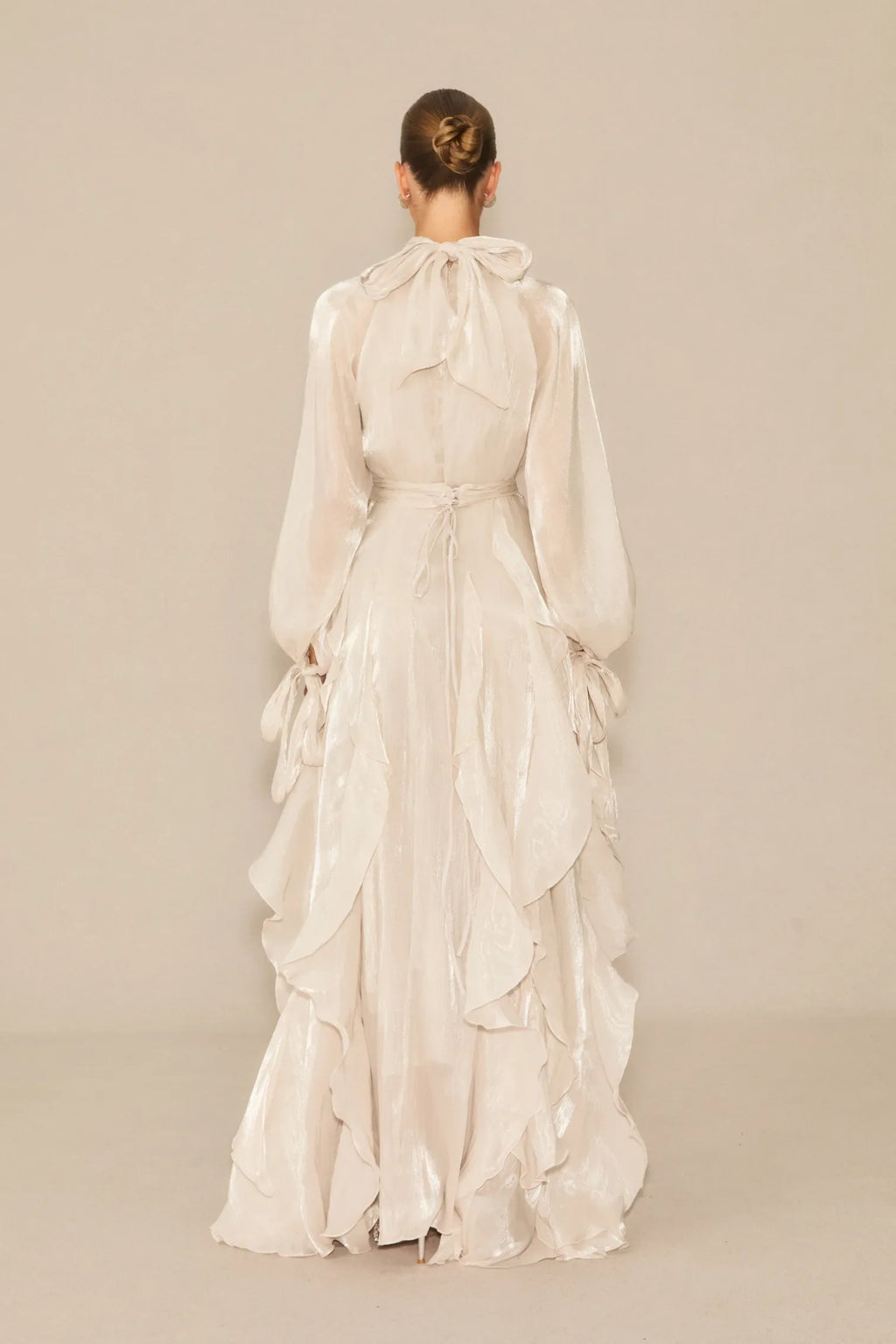 AMITI RUFFLE MAXI DRESS