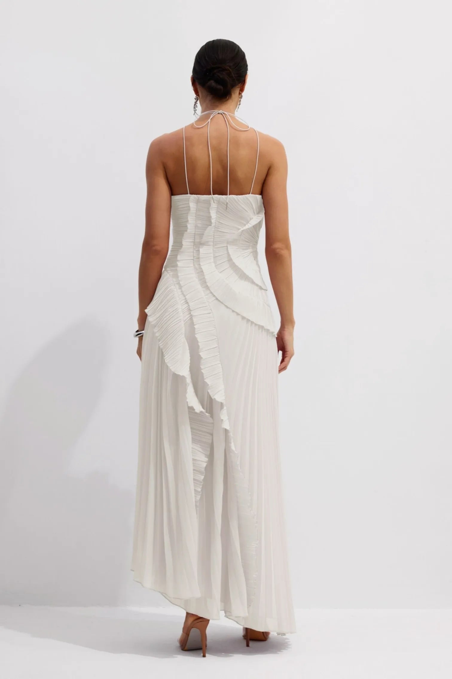 ARIA PLEATED MAXI DRESS
