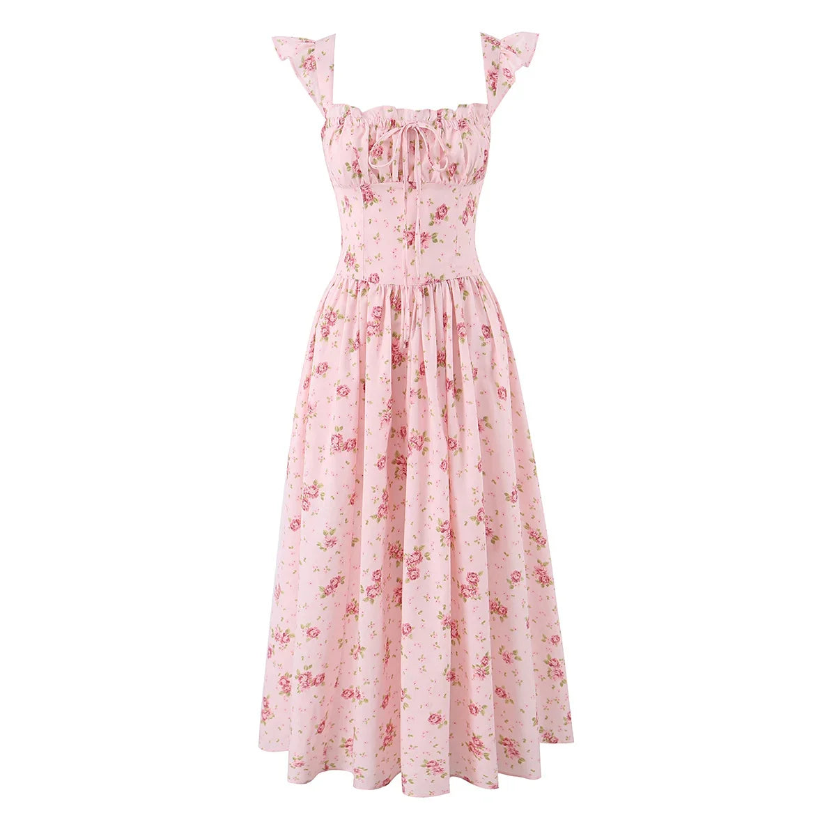 DAPHNE FLORAL MIDI DRESS