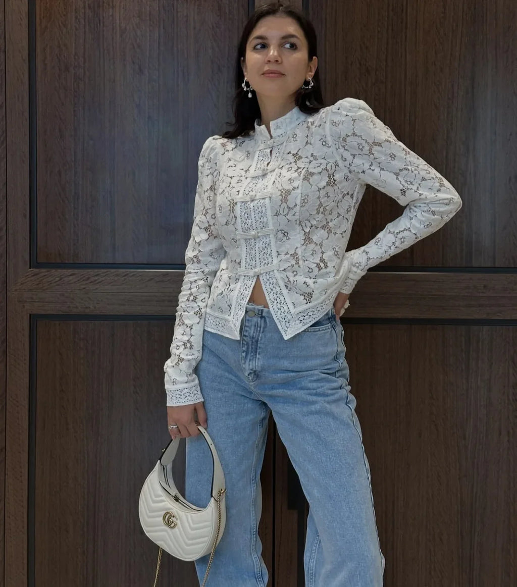 FONTAINE LACE BLOUSE