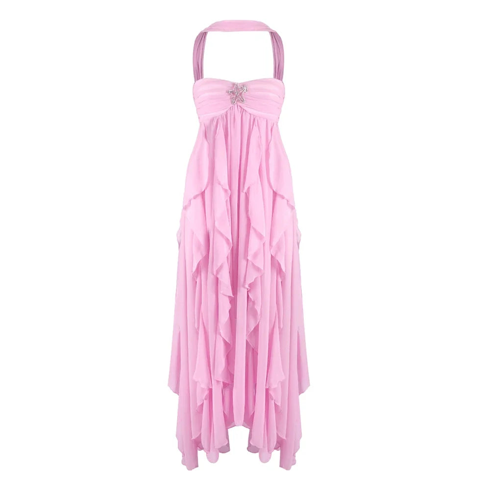 MORGAN RUFFLE DRESS