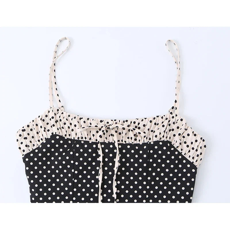 ZURI POLKA DOT MINI DRESS