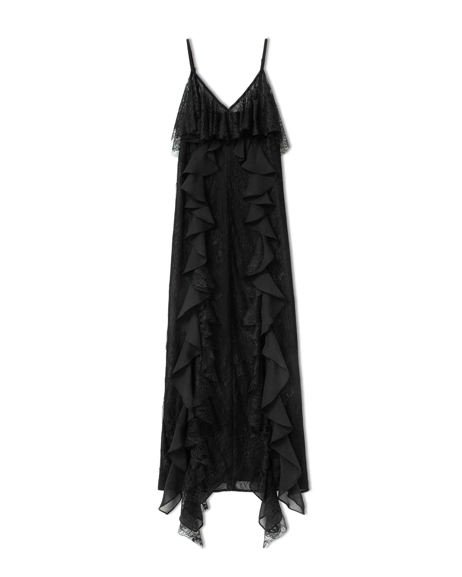 YOLANTHE RUFFLE MAXI DRESS