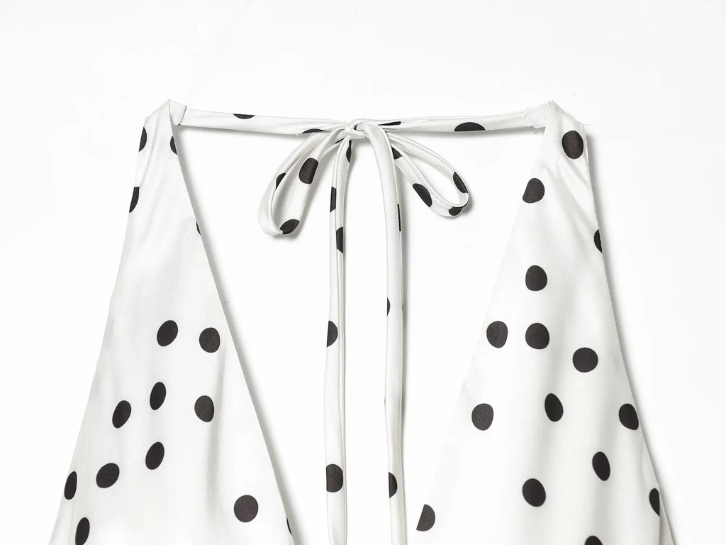 MELUSA POLKA DOT MAXI DRESS