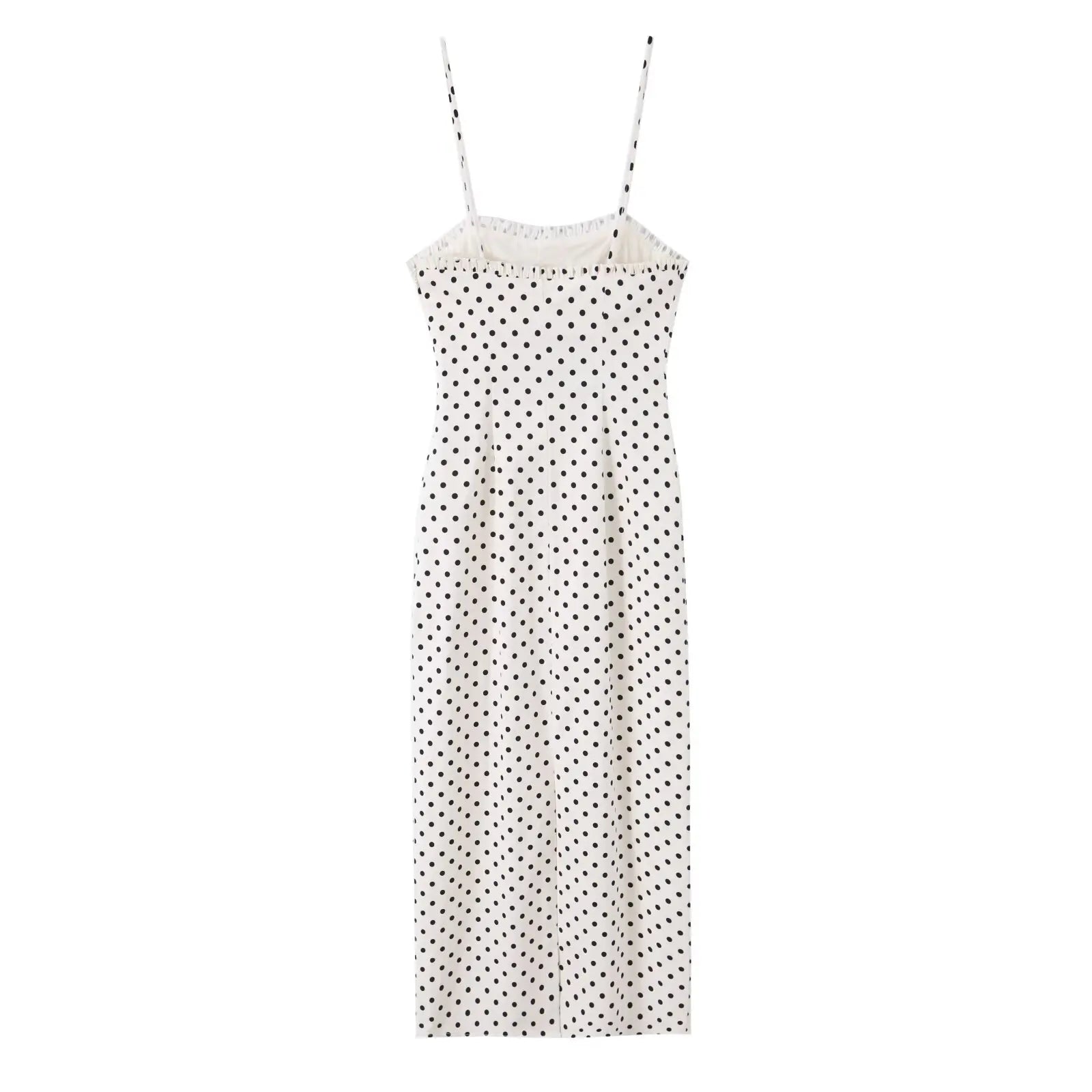 VOILA POLKA DOT MIDI DRESS