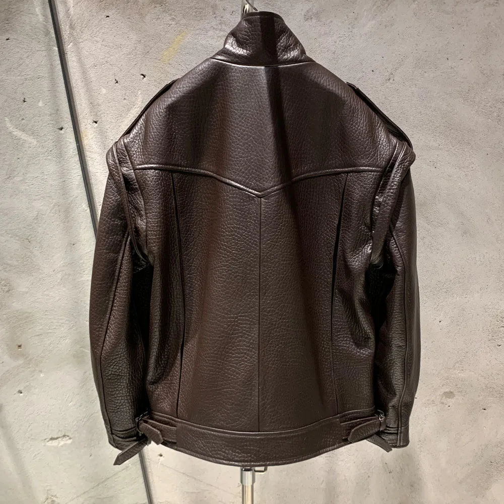 Female Jacket Leather Oversize Women Real Sheepskin Coat Ladies Spring and Autumn Outwear NL053