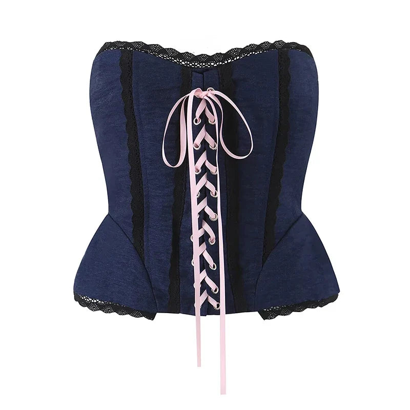 AMARI LACE UP CORSET TOP