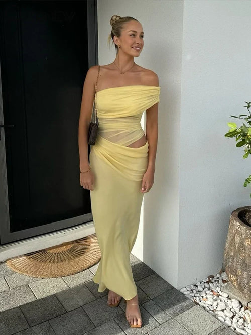CASSIDY OFF SHOULDER DRESS