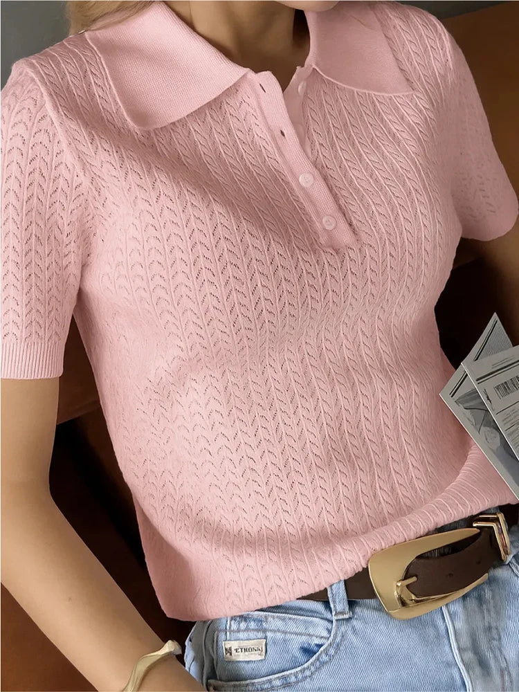MARCIA KNIT T-SHIRT