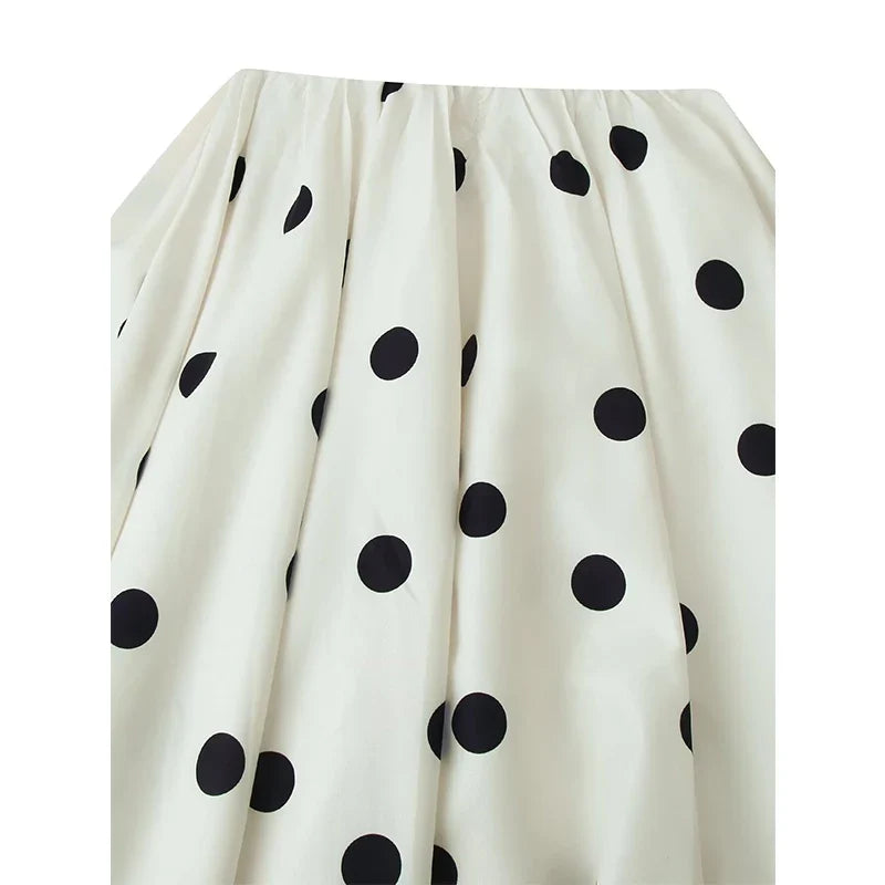 AMITA POLKA DOT SKIRT