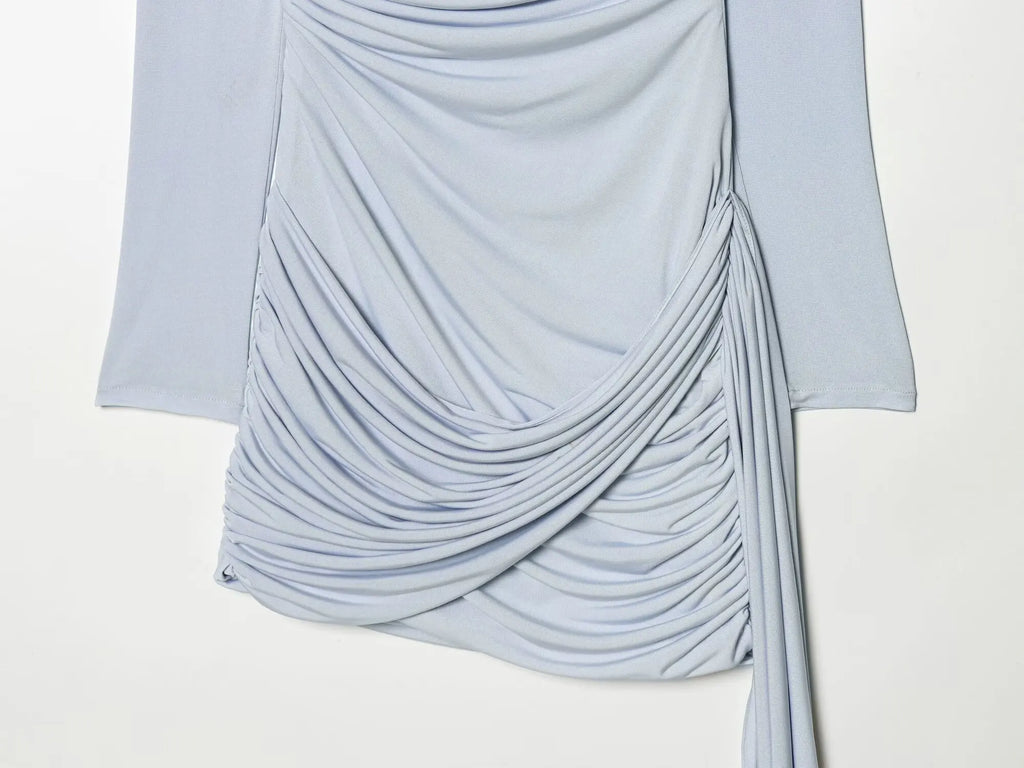 EDA DRAPED MINI DRESS