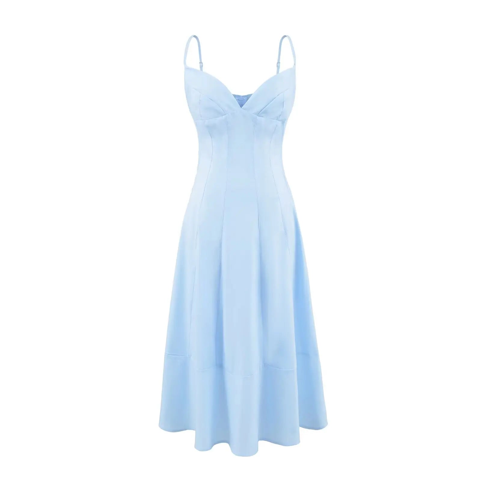 YENKYE Women Yellow Floral Sling Midi Dress Sexy V Neck A-Line Casual Summer Sundress Vacation Party Dresses Lace Up Robe