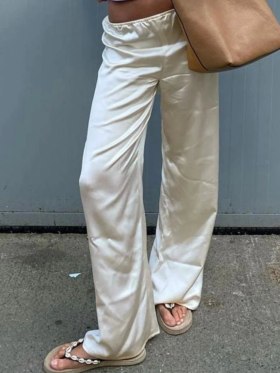 MARLI SATIN TROUSERS
