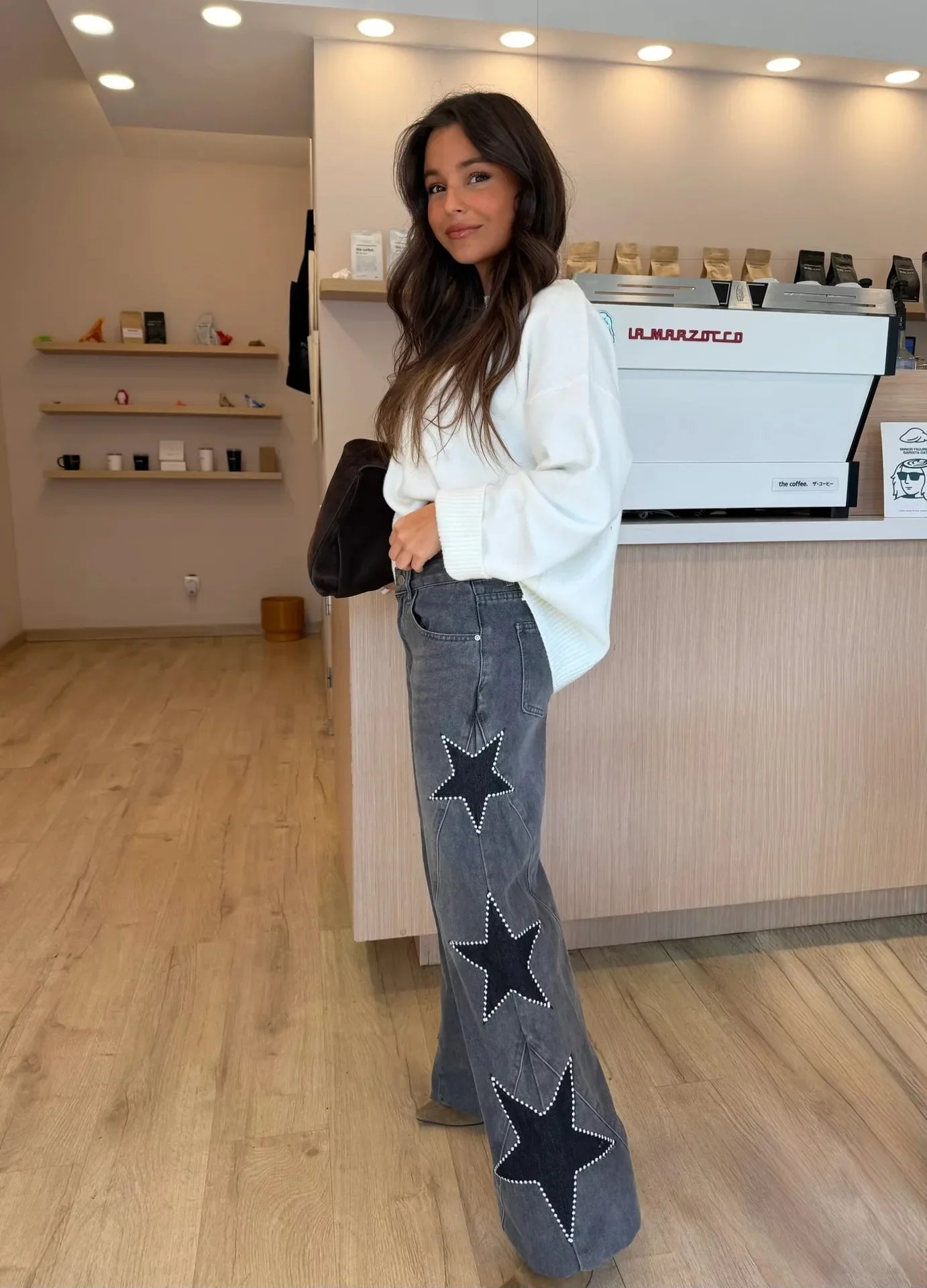 ANGIE STAR DENIM JEANS