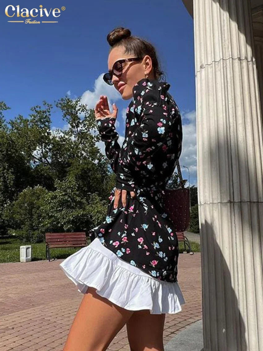 PRINT MINI DRESS
