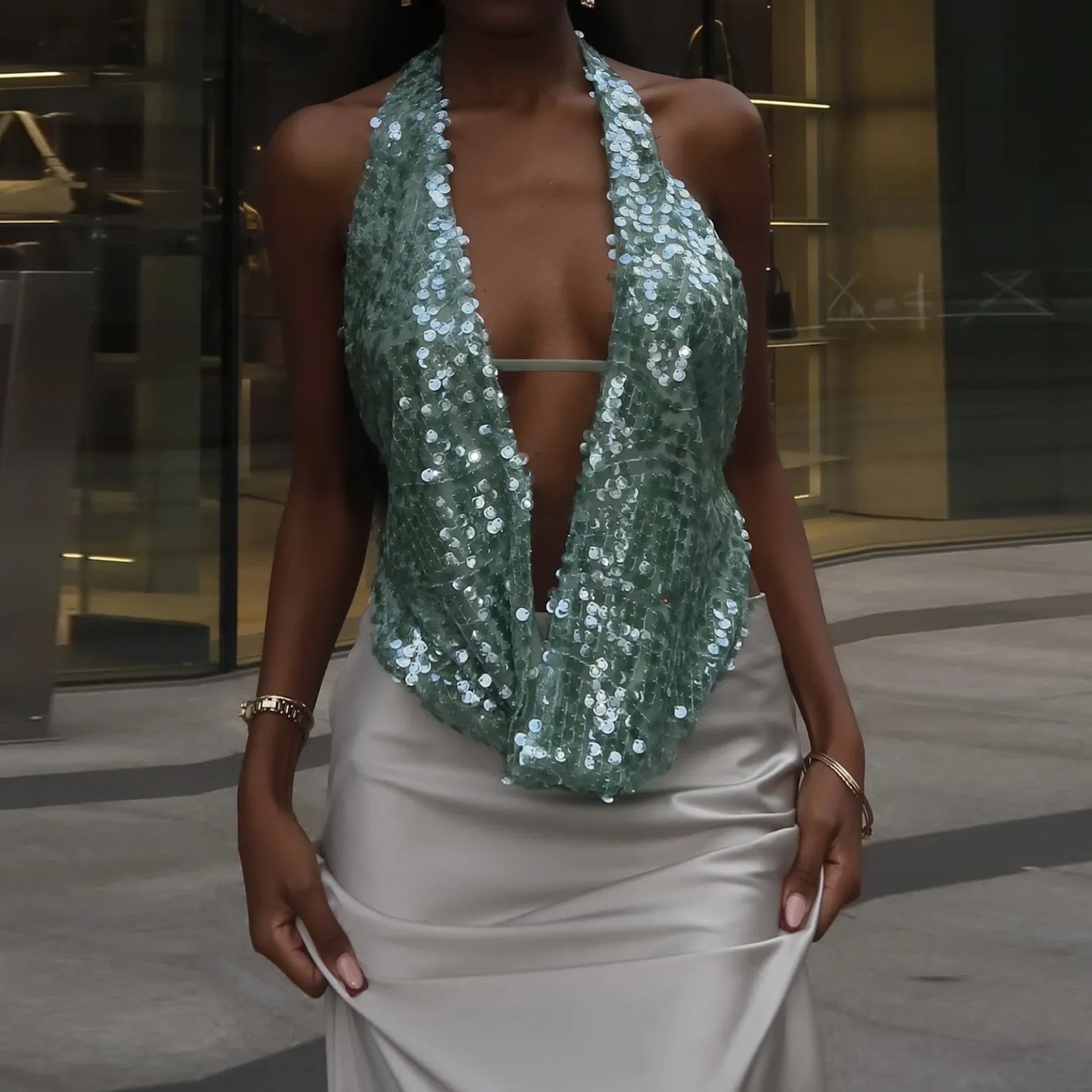 MIYU SEQUIN TOP
