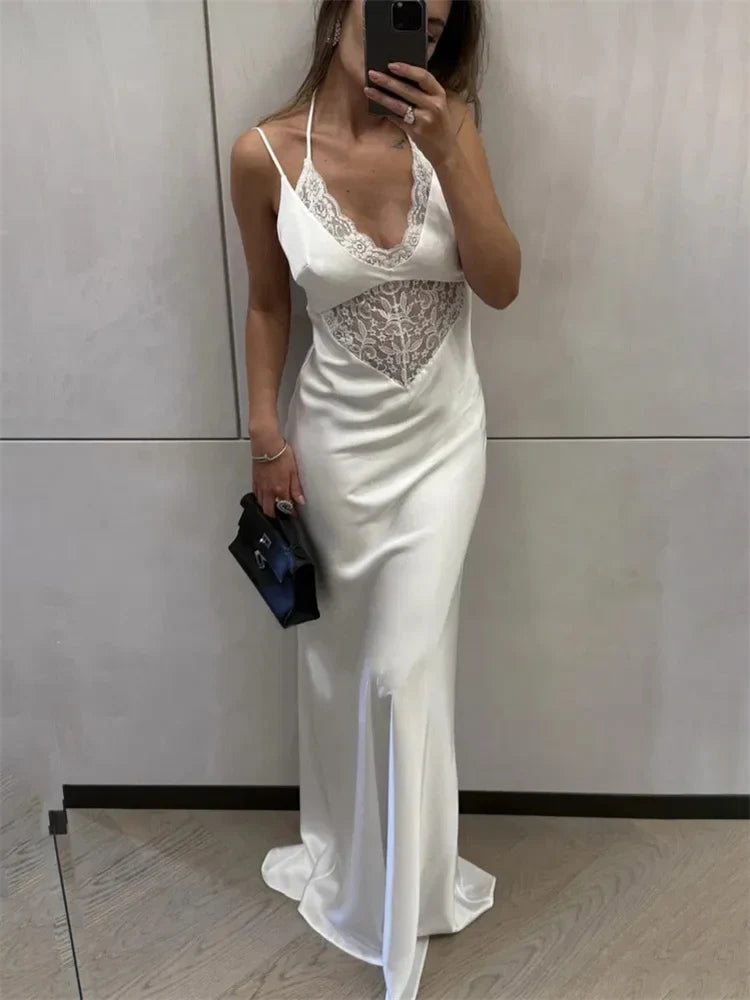 MILA SATIN MAXI DRESS