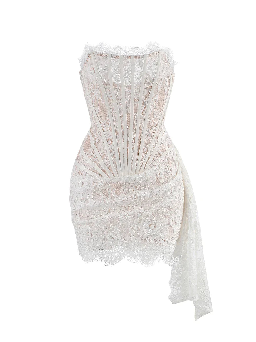 MARGI LACE MINI DRESS