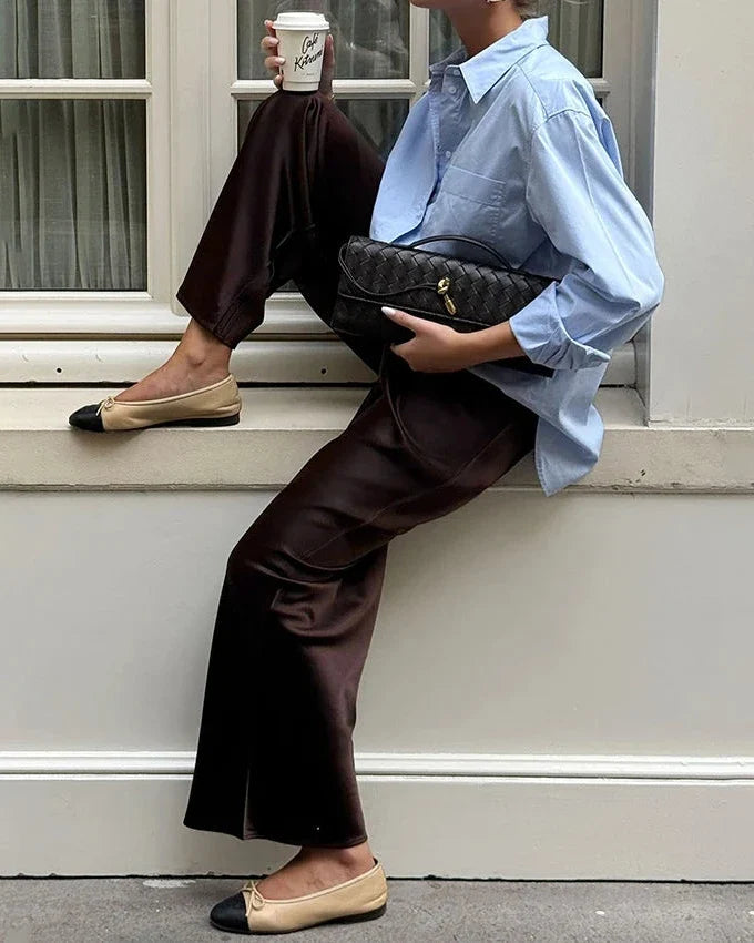MIRLINA SATIN PANTS
