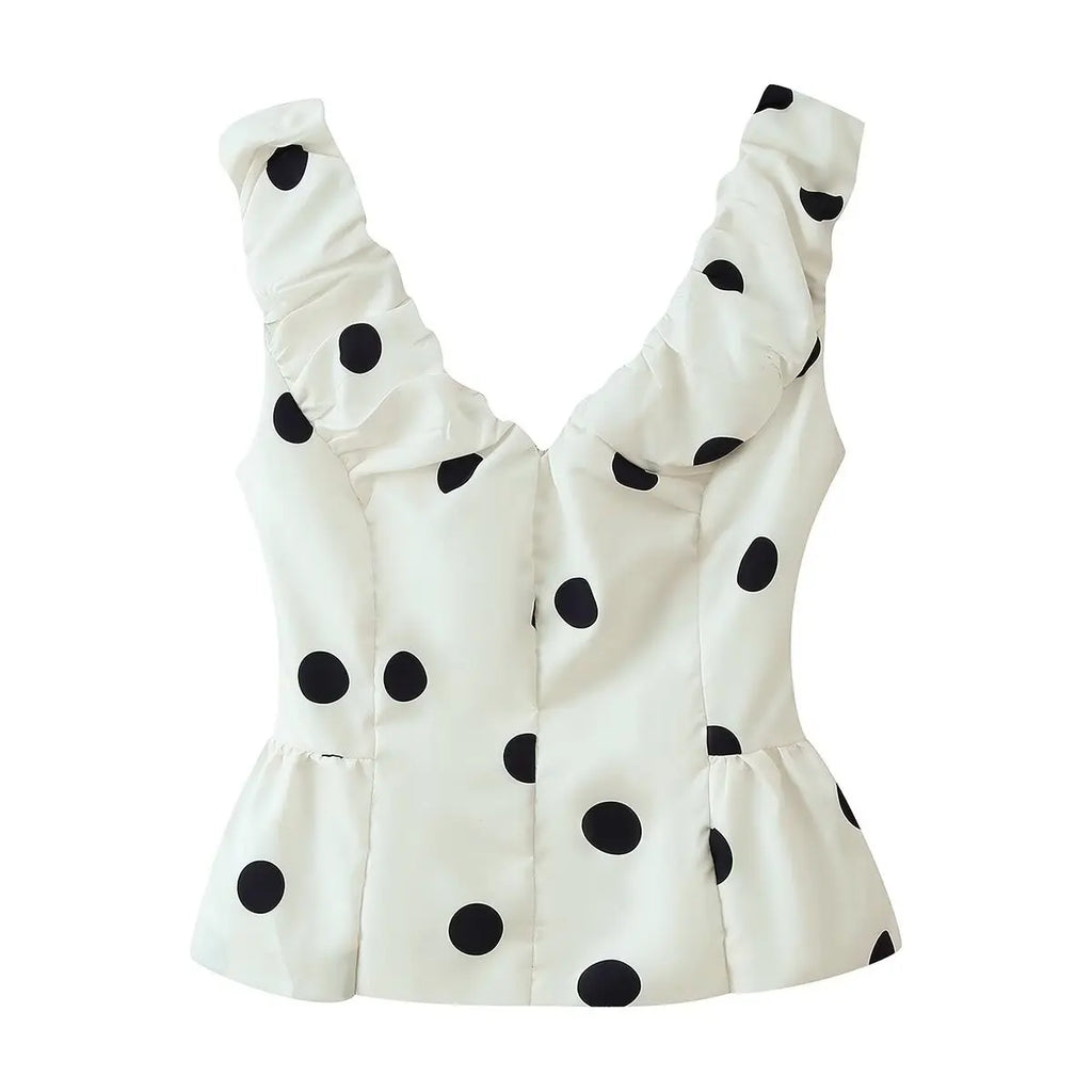 NEVA POLKA DOT BLOUSE