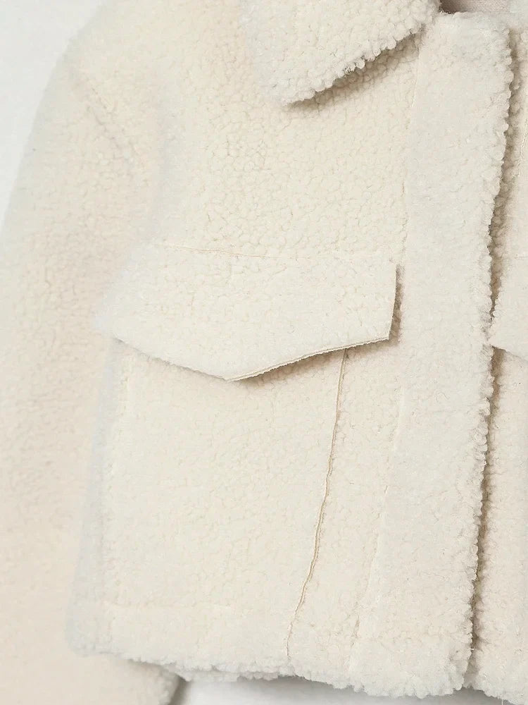 ZIA CROPPED FUR JACKET