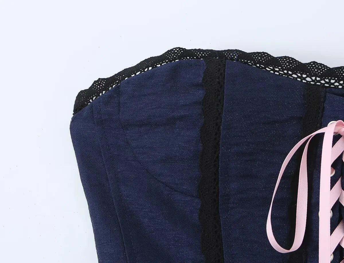 AMARI LACE UP CORSET TOP