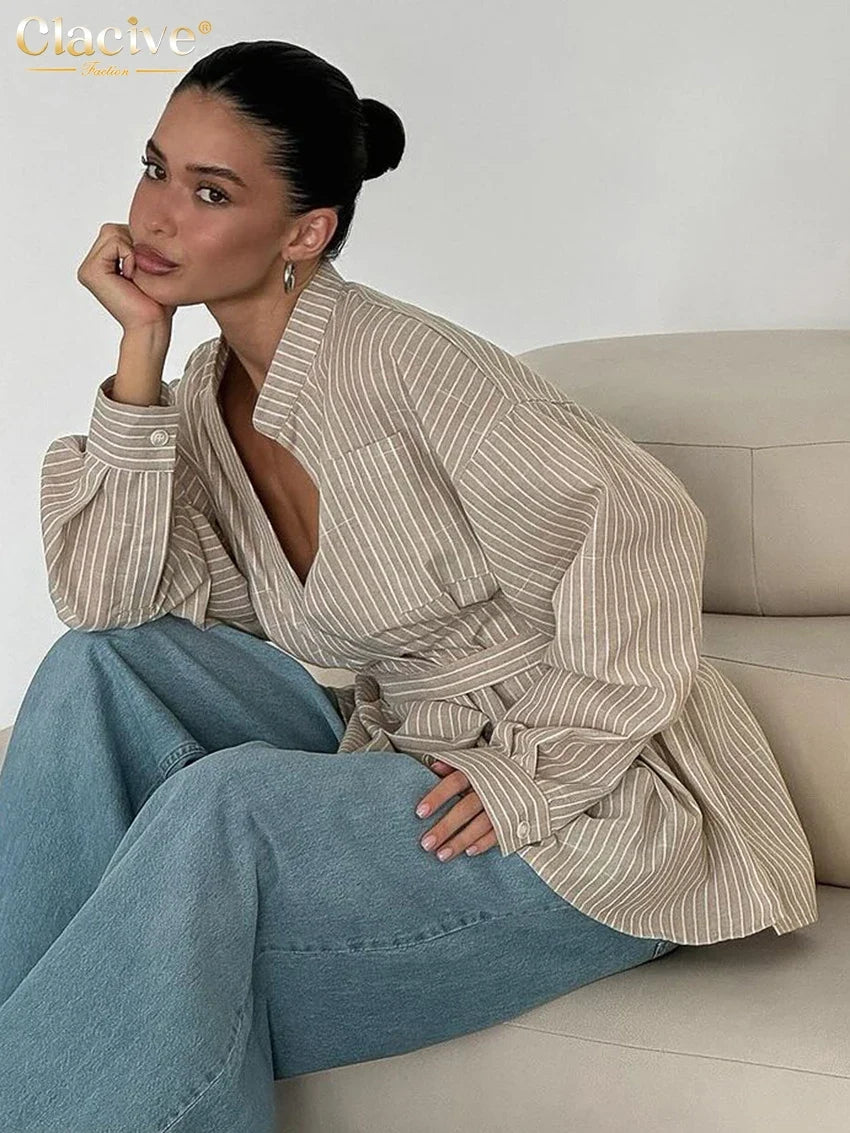 TARA STRIPED SHIRT