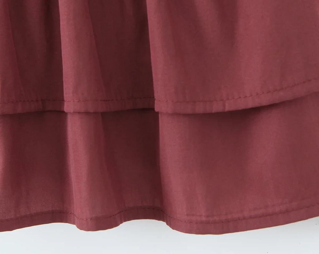 JOARDA RUFFLE MINI DRESS