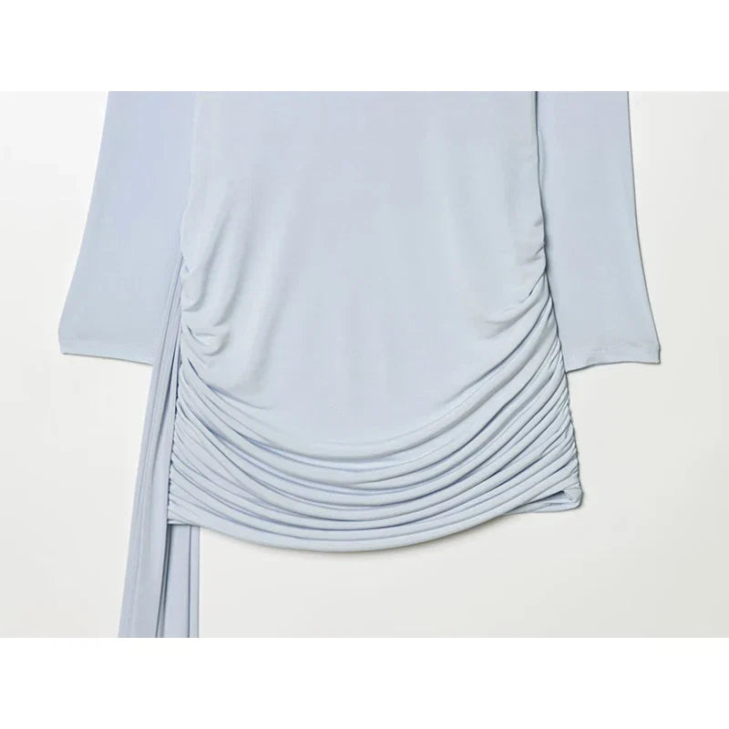 EDA DRAPED MINI DRESS