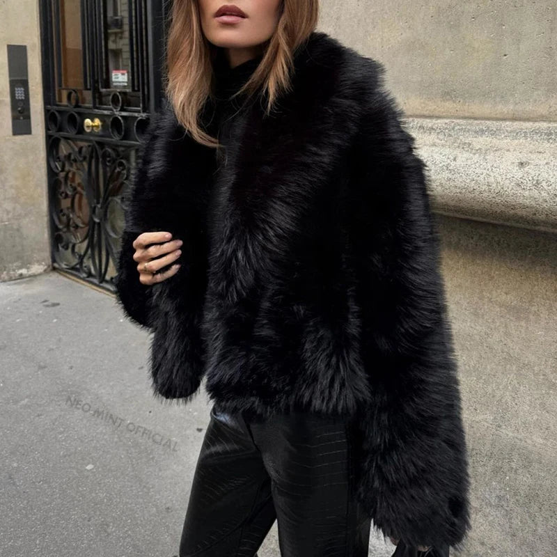 SAMONA FAUX FUR COAT