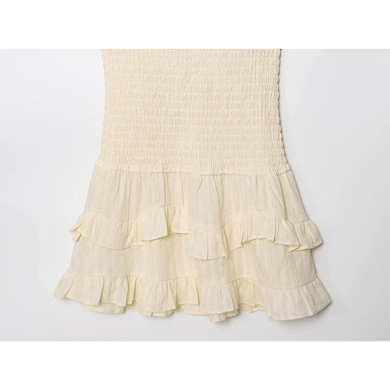 BERNICE RUFFLE MINI DRESS