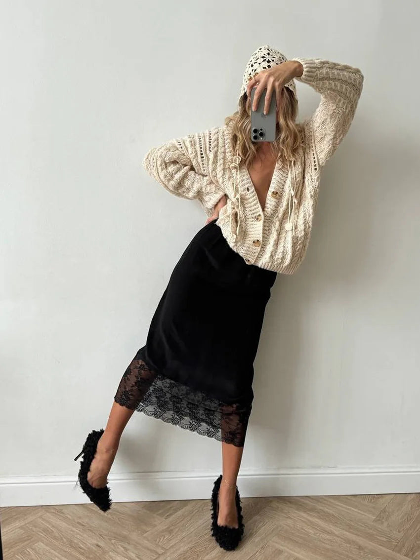 MARNI SATIN SKIRT