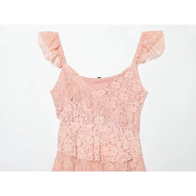 ANITA LACE MINI DRESS