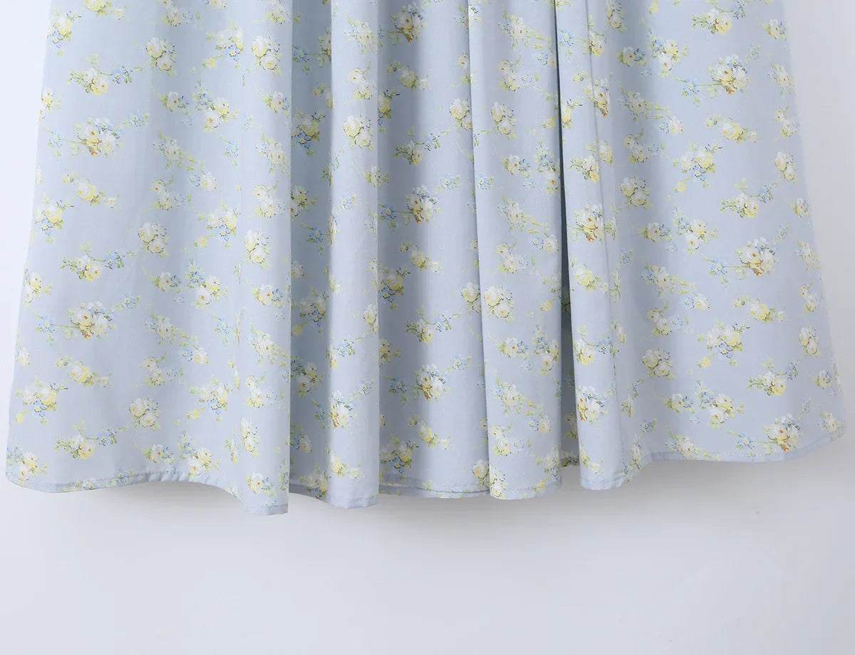 TEILOR FLORAL MIDI DRESS