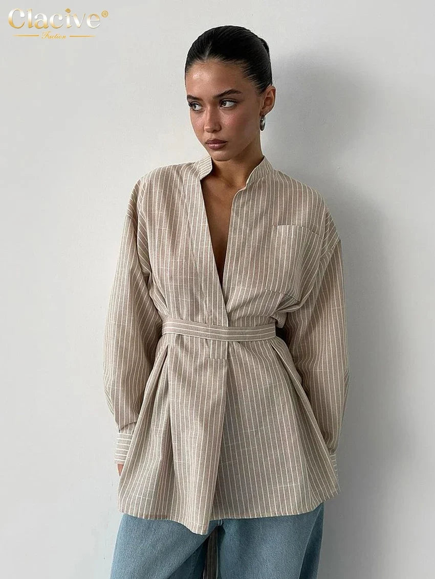 TARA STRIPED SHIRT