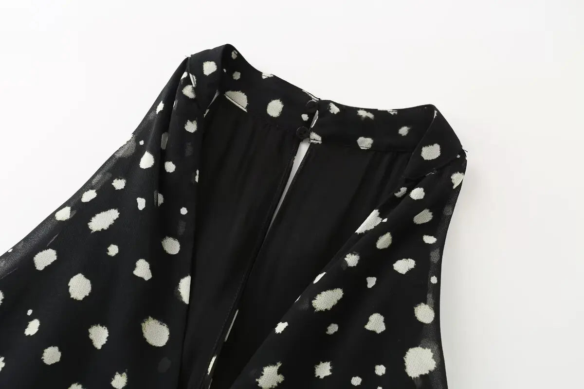 CYNTI POLKA DOT MINI DRESS