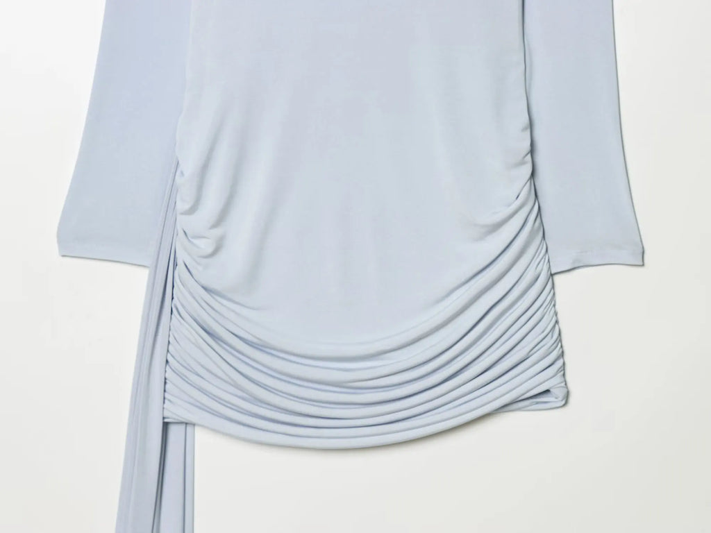 EDA DRAPED MINI DRESS